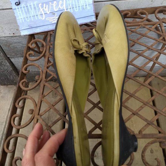 vintage 90s ballet style leather mule - Picture 6 of 9